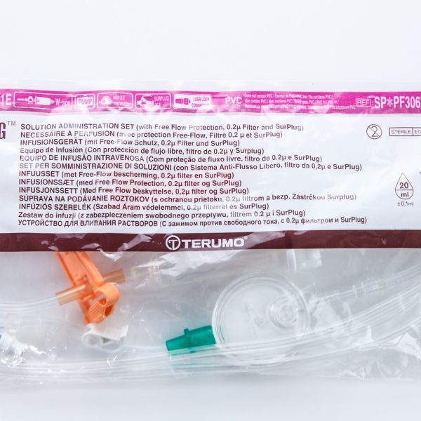 SurPlug Zestaw do Infuzji z zabezpieczeniem swobodnego przepływu filtr 0.2µ i SurPlug