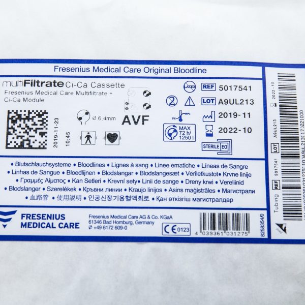 Fresenius multiFiltrate System drenów do Aparatu do Dializ 5017541 Nowy