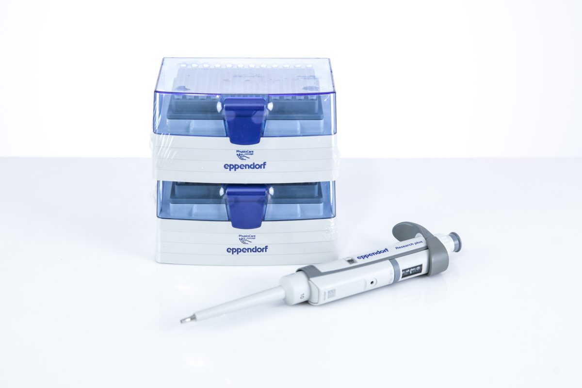 Eppendorf Zestaw Pipetor 0.5-10uL z końcówkami Nowy 2