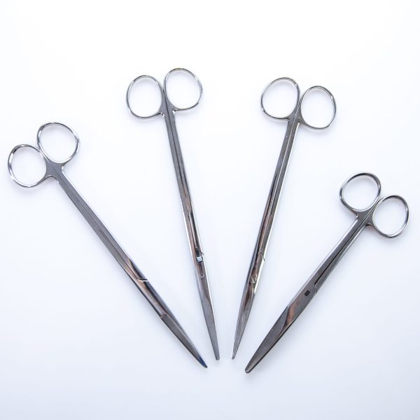 Zestaw Nożyczek Chirurgicznych 16,5-21 cm Proste (90/40)