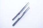 Zestaw Inox Pęsety chirurgiczne 2×1 zęby 14,5 cm (68/30)