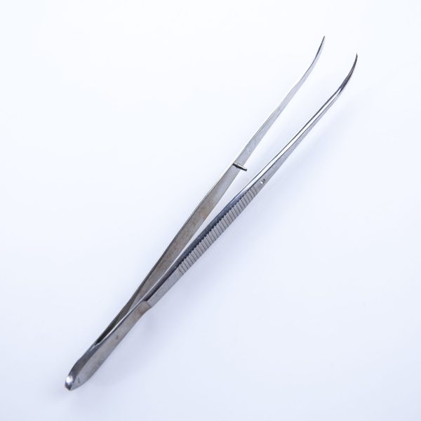 Pęseta anatomiczna Pinceta Wygięta Ostra 15,5 cm (68/26)