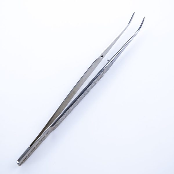 Pęseta anatomiczna ASH Pinceta Wygięta Ostra 15 cm (68/27)