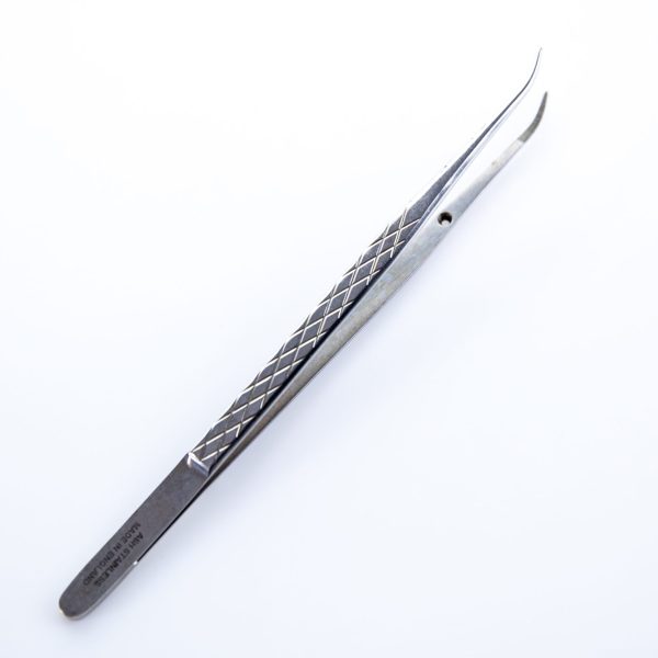 Pęseta ASH anatomiczna wygięta 15 cm Pinceta (68/57)