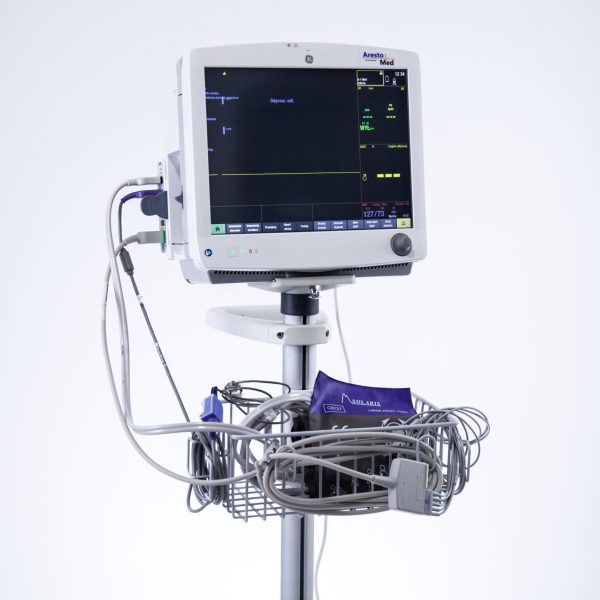 GE Carescape B650 Kardiomonitor Monitor Pacjenta na Statywie Jezdnym