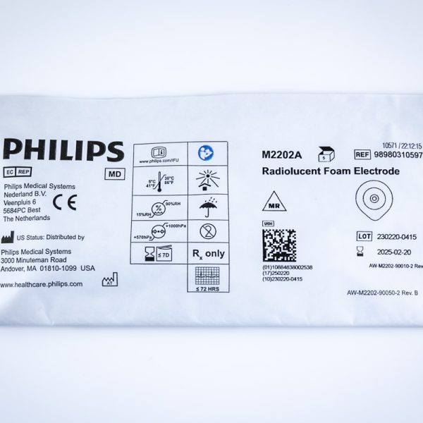 Philips M2202A Elektrody EKG Piankowe Przezierne Box 60szt.