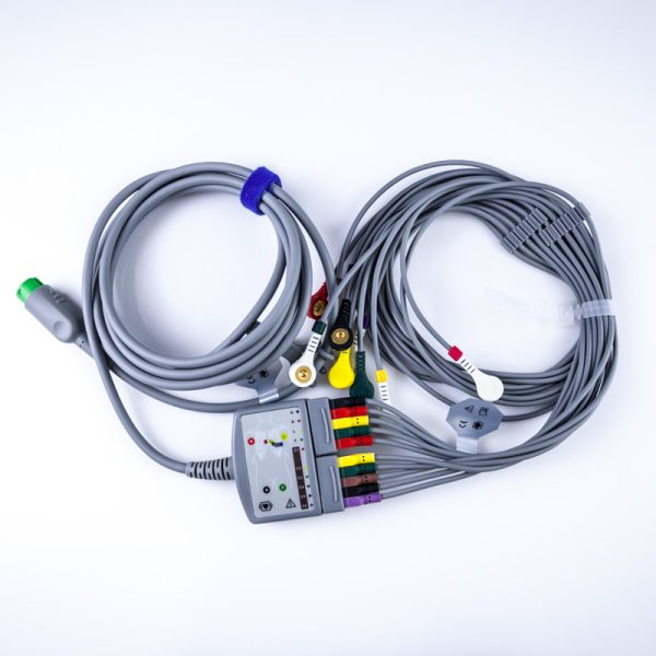 Kabel EKG Przewód 10-odprowadzeń Zatrzask