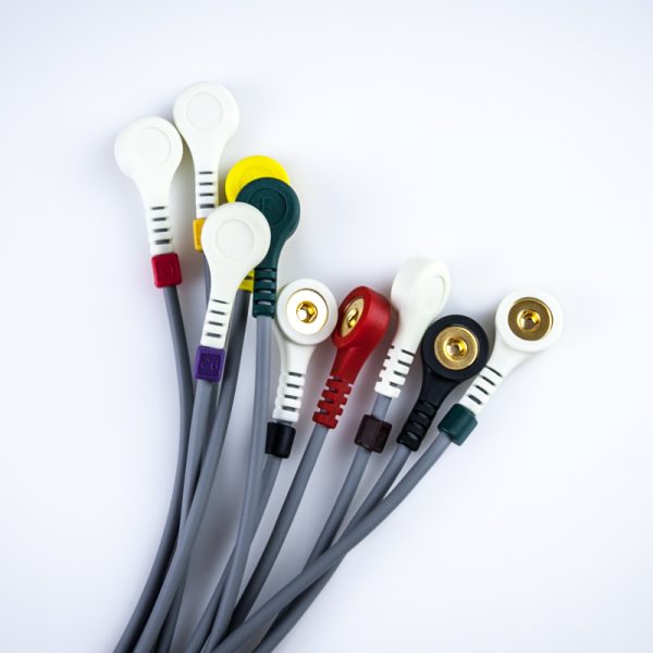 Kabel EKG Przewód 10-odprowadzeń Zatrzask