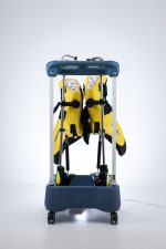 Allen Medical Yellofin Elite Strzemiona But Litotomiczny na Mobilnym Wózku