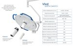 Vled 7000 Lampa Operacyjna Zabiegowa Sufitowa LED