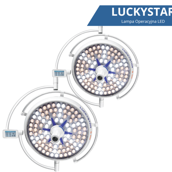Luckystar 528/528 Podwójna Lampa Operacyjna Zabiegowa Sufitowa LED