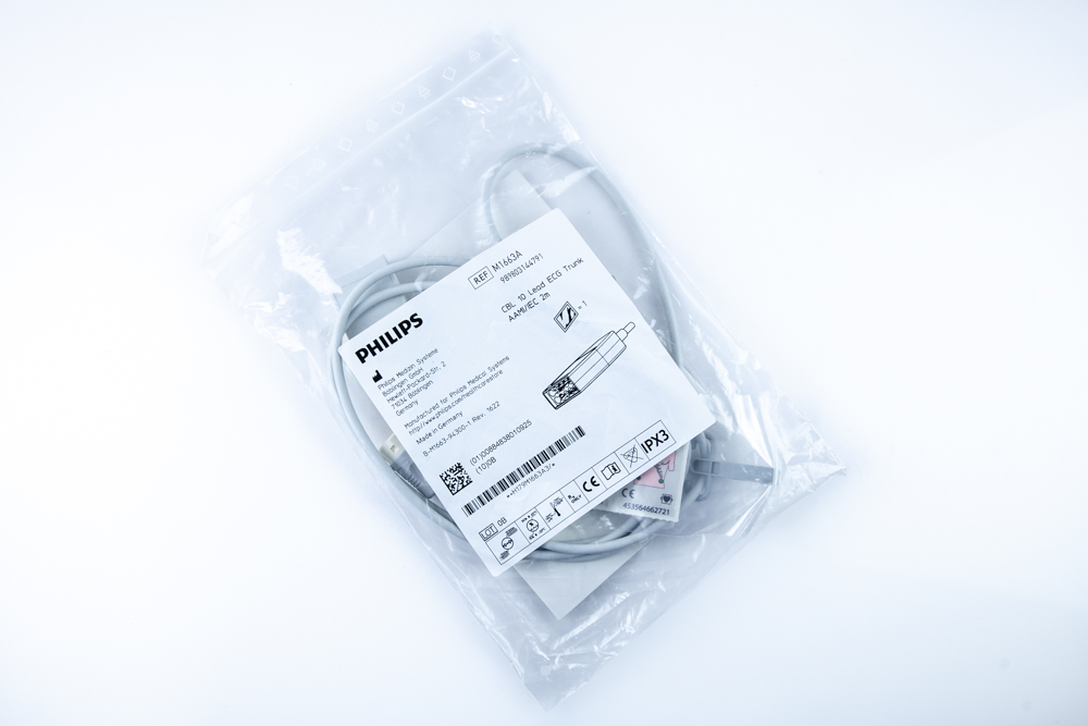 9e487f6398b92050aada8185a525a127.jpg Kabel połączeniowy EKG Philips M1663A Przewód 10-odprowadzeń Nowy - obrazek 1